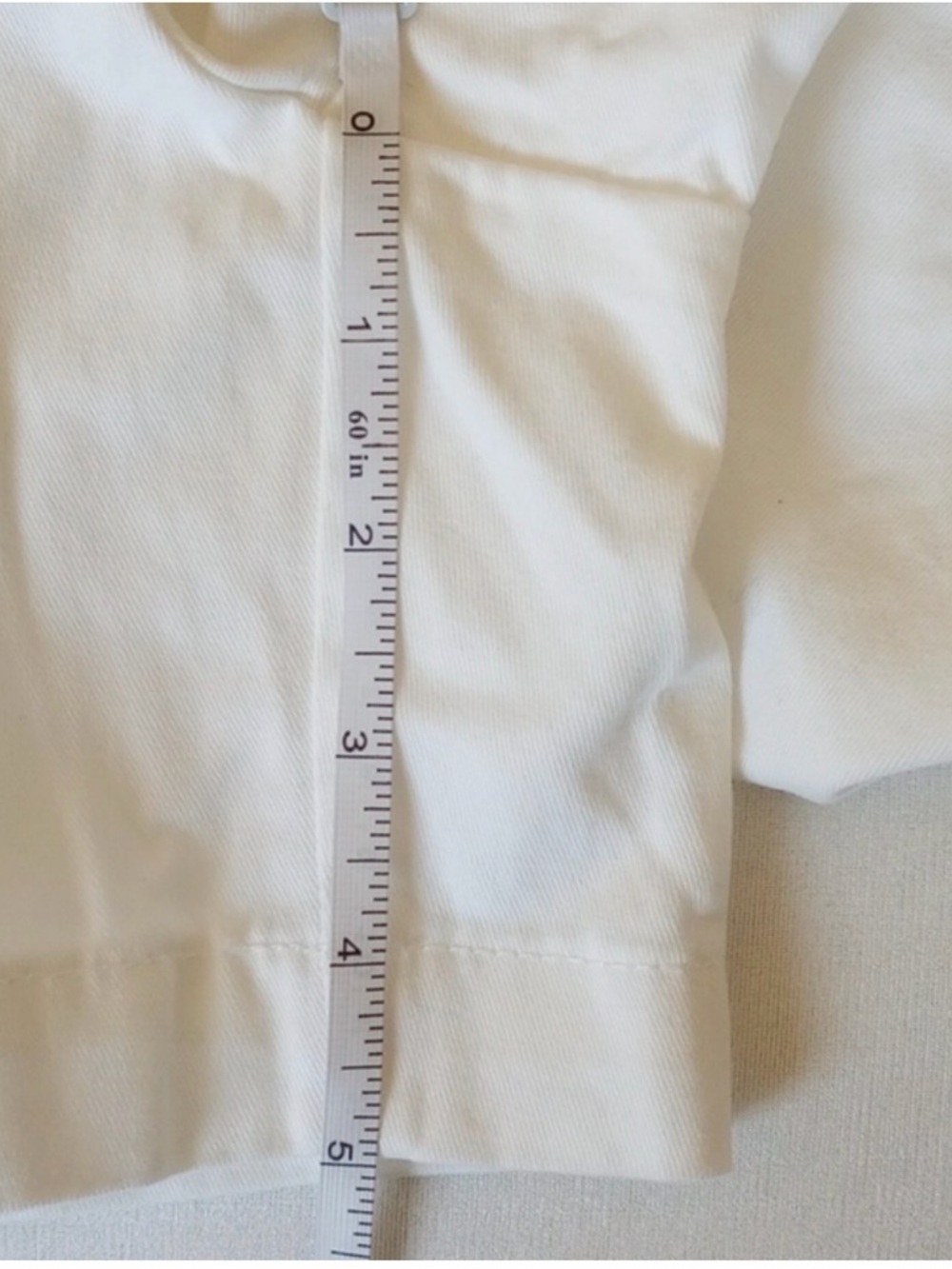 NWT Merona Chino Shorts size 12 White 5" Inseam - Picture 6 of 6